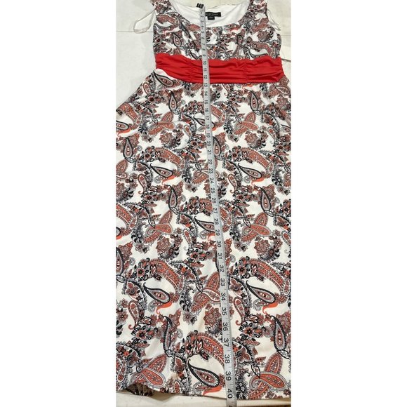 Perceptions New York Dress Fit & Flare Paisley Polyester Blend Women Size S-NWT - Picture 5 of 15